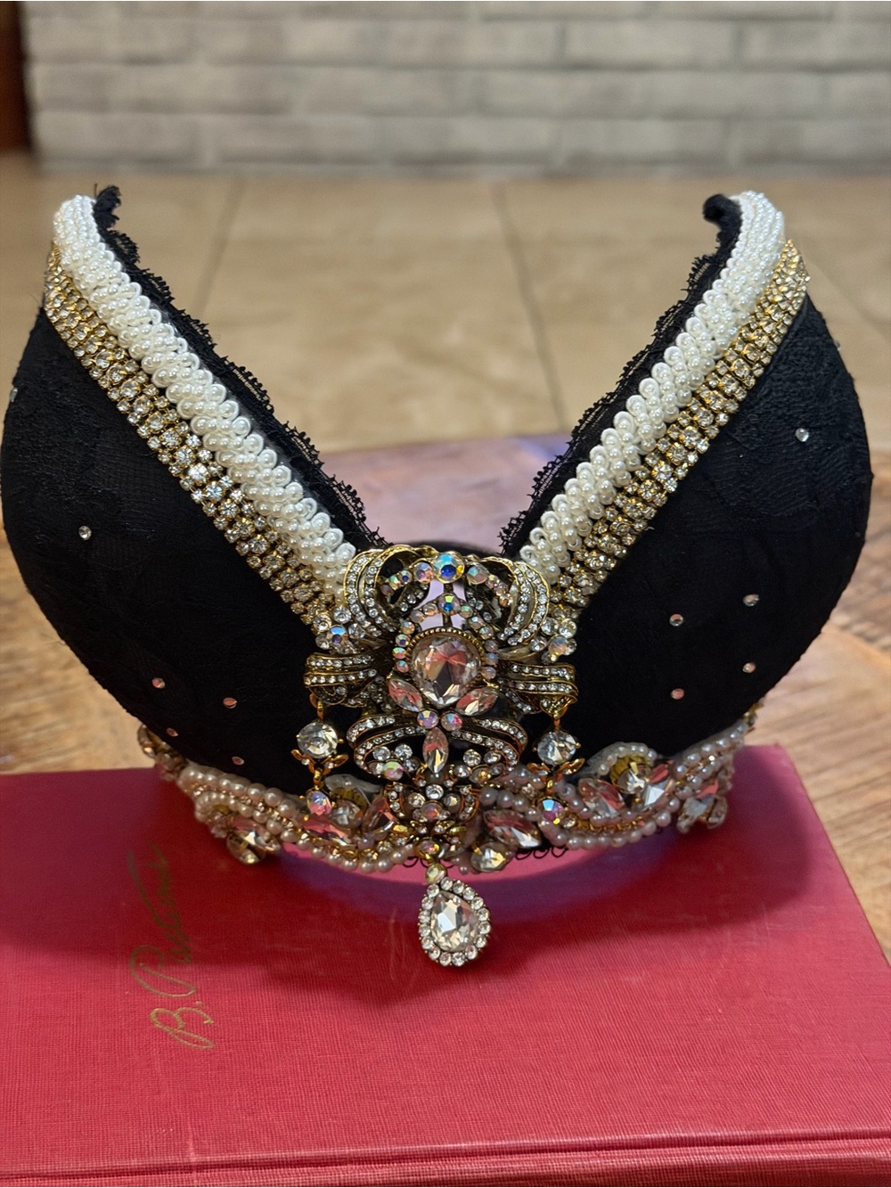 The Boobie Queen Co. Jeweled Boobie Crown Headband Breast Cancer Survivor